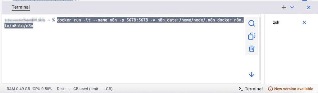 重新啟用新版本的 n8n