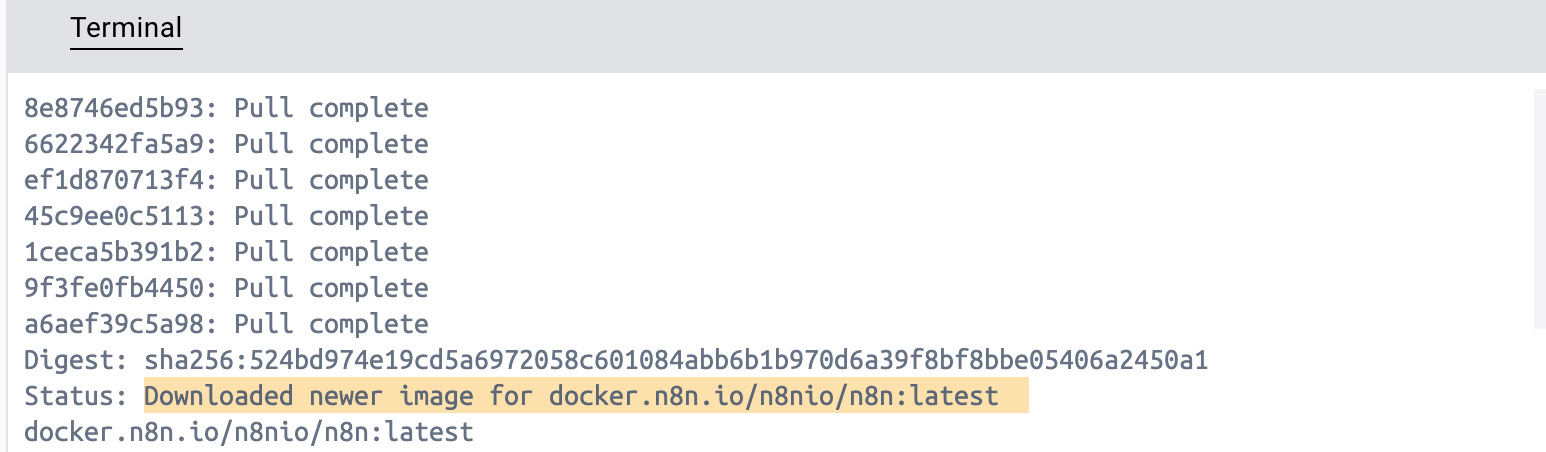 確認n8n更新完成