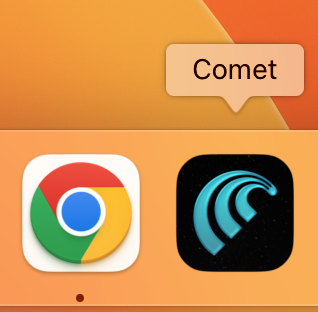 Google Chrome 跟 Comet可以同時使用