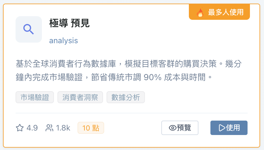 Leadion AI 生成用戶使用功能