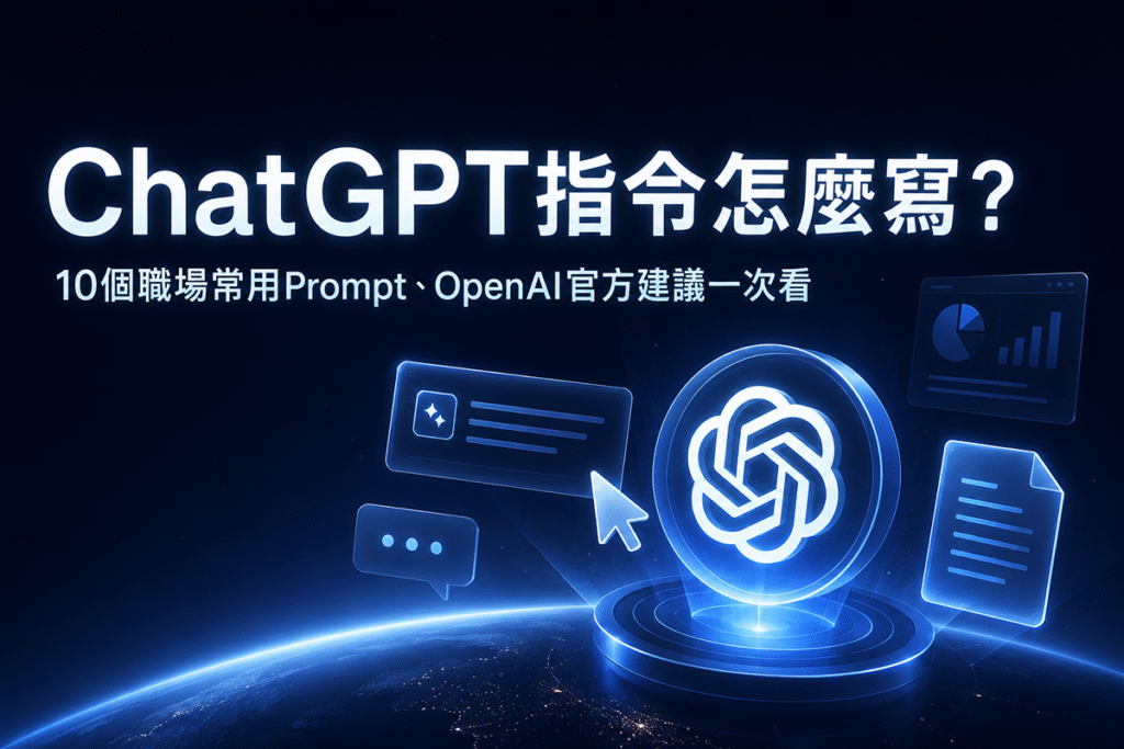 ChatGPT 指令怎麼寫？10 個職場常用 Prompt、OpenAI 官方建議一次看