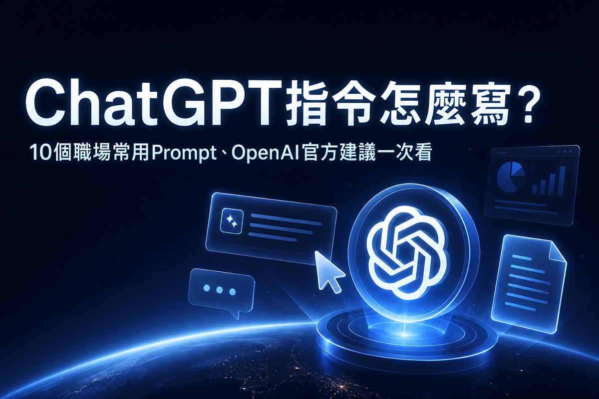 ChatGPT 指令怎麼寫？10 個職場常用 Prompt、OpenAI 官方建議一次看